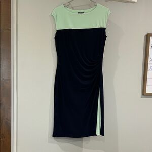 Chaps Color Block Sheathe Dress